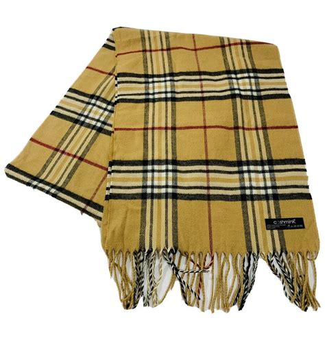 V.Fraas Scarf Shawl Women's Burberry Plaid Scarf Viscose 